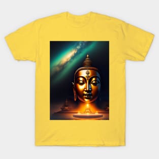 Abstract artwork of lord buddha T-Shirt